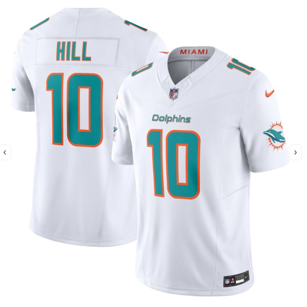 Tyreek Hill Miami Dolphins #10 Stitching Jersey – White